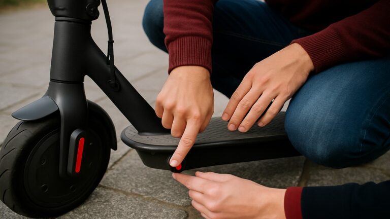 how to reset electric scooter